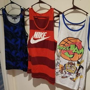 3 Mens Large Tank tops